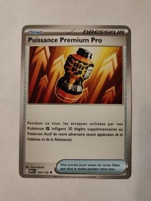 Pokemon Karte - Power Premium Pro 124/132 - Mega Evolution ME01