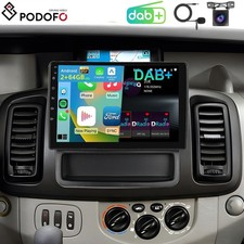 DAB+ Android 15 Autoradio GPS Navi BT Für Opel Vivaro A Renault Trafic 2010-2014
