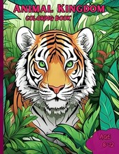Animal Kingdom Coloring Book: - GOOD