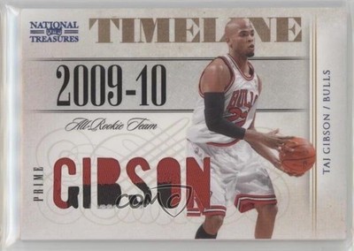 2009 Playoff National Treasures Die-Cut Custom Names Prime 19/25 Taj Gibson z0c