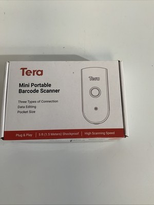Tera 1200  Black Mini Handheld Portable Shockproof High Speed Barcode Scanner