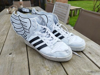 Très Rare Basket Adidas Jeremy Scott Wings Taille 11 451/3 Vintage Rare État +++ - Photo 1/4