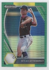 2021 Panini Prizm Draft Picks Green & Yellow Hyper Micah Ottenbreit #PDP114 0bk0