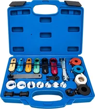Master Quick Disconnect Tool Kit, 22pc Line Disconnect Tool Set for AC Fuel Line