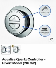 Aqualisa Quartz Controller 910752 Start/Stop Divert Function