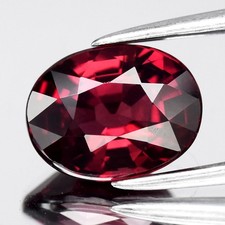 💎 2.09ct 8.5x6.5mm VS Oval Natural Wine Red Rhodolite Garnet - Tanzania Gem