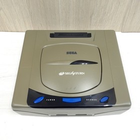 Japanese Sega Saturn Console bundle with 2 controllers, 6 games & memory tested