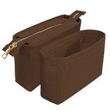 Felt Tote Bag organizer with Zipper Small Purse Organizer Insert With 2 Packs...