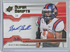Brandon Bolden 2012 Upper Deck SPX Super Scripts Autograph