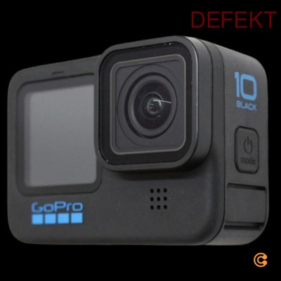 GoPro HERO 10 Black Actioncam Kamera 5K 60 BpS Action Touch-Screen DEFEKTWARE