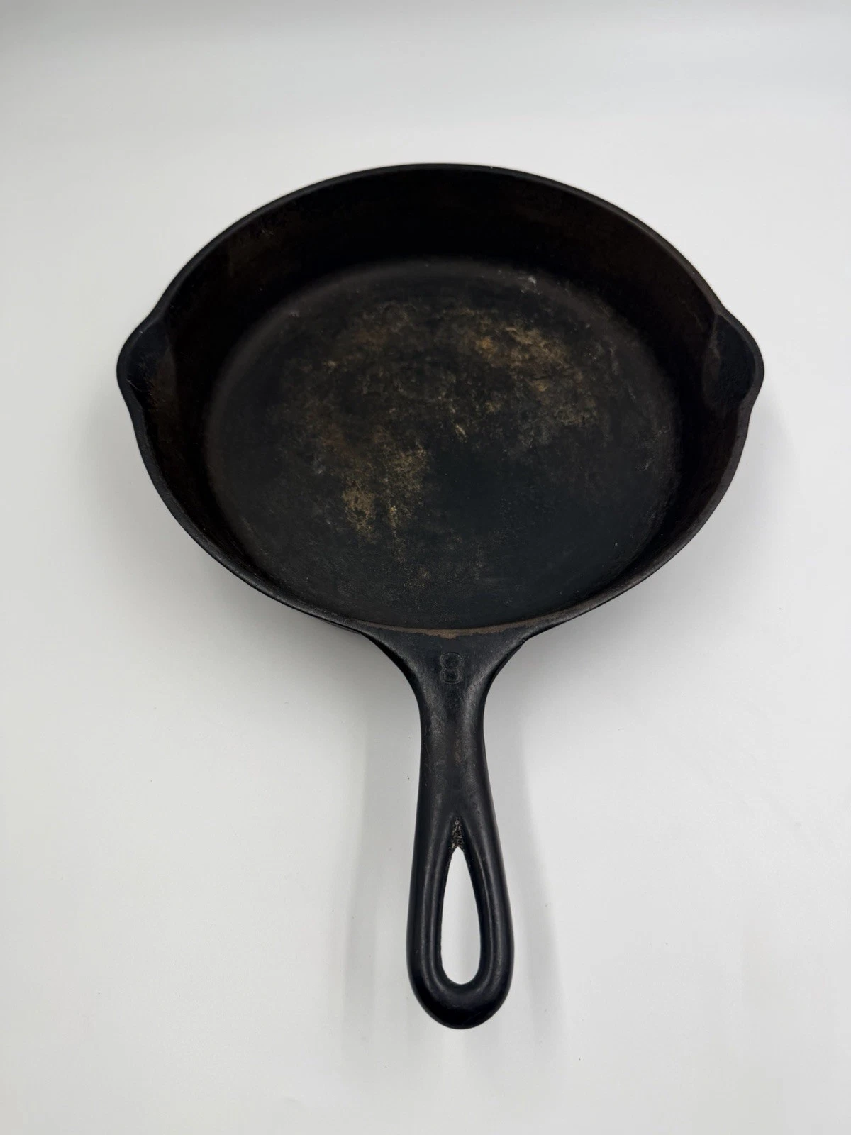 Vintage Unmarked Wagner Ware 10 1/2 Inch #8 Cast Iron Skillet J Bottom