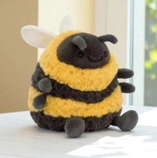 Albee Bee Plush Toy, 16cm Cute Spring Stuffed Animal, Soft Adorable Bee Plush Do