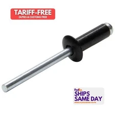 Allstar ALL18003, Set of 250 Black Aluminum Sm Hd Rivet Black 250Pk Performance