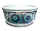 Pyrex #7203  Blue Turquoise Seaglass 7 C Glass Mixing Baking Serving Bowl w/Lid!