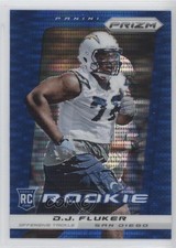 2013 Panini Prizm Rookie Wal-Mart Blue Pulsar Prizm DJ Fluker #285 0a1