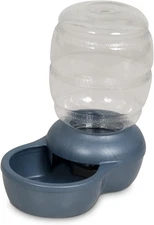 Replendish Gravity Waterer Cat and Dog Water Dispenser 0.5 GAL, Blue, Made in US