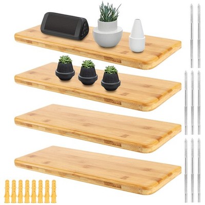 JOIKIT 4 PCS 16 Inch Floating Shelves Wall Mounted, Wall Shelf, Decorative Fl...