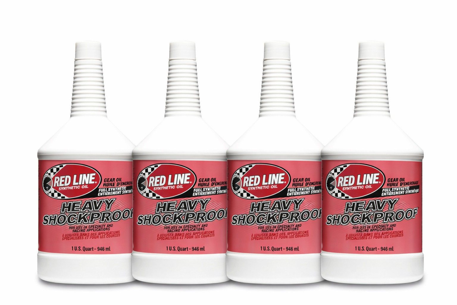 Full Synthetic Heavy Shockproof Gear Oil 1 Quart Bottle Pack Of 4