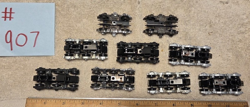 Athearn - HO Train Parts - Lot #907 – Dummy Trucks – Used ***READ***