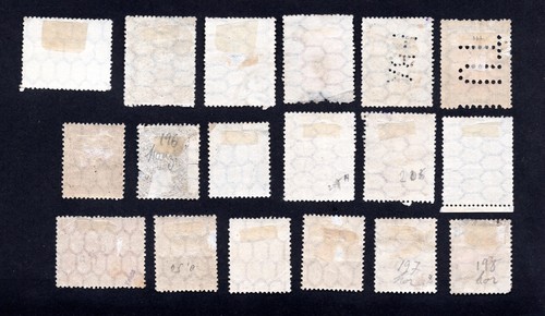 Argentina 1916-17 group of 18 stamps MNG/MH/used CV=59.3$ - Picture 2 of 2