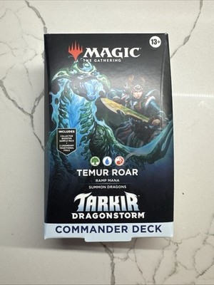 Tarkir: Dragonstorm Commander Deck - Temur Roar MTG Brand New Sealed