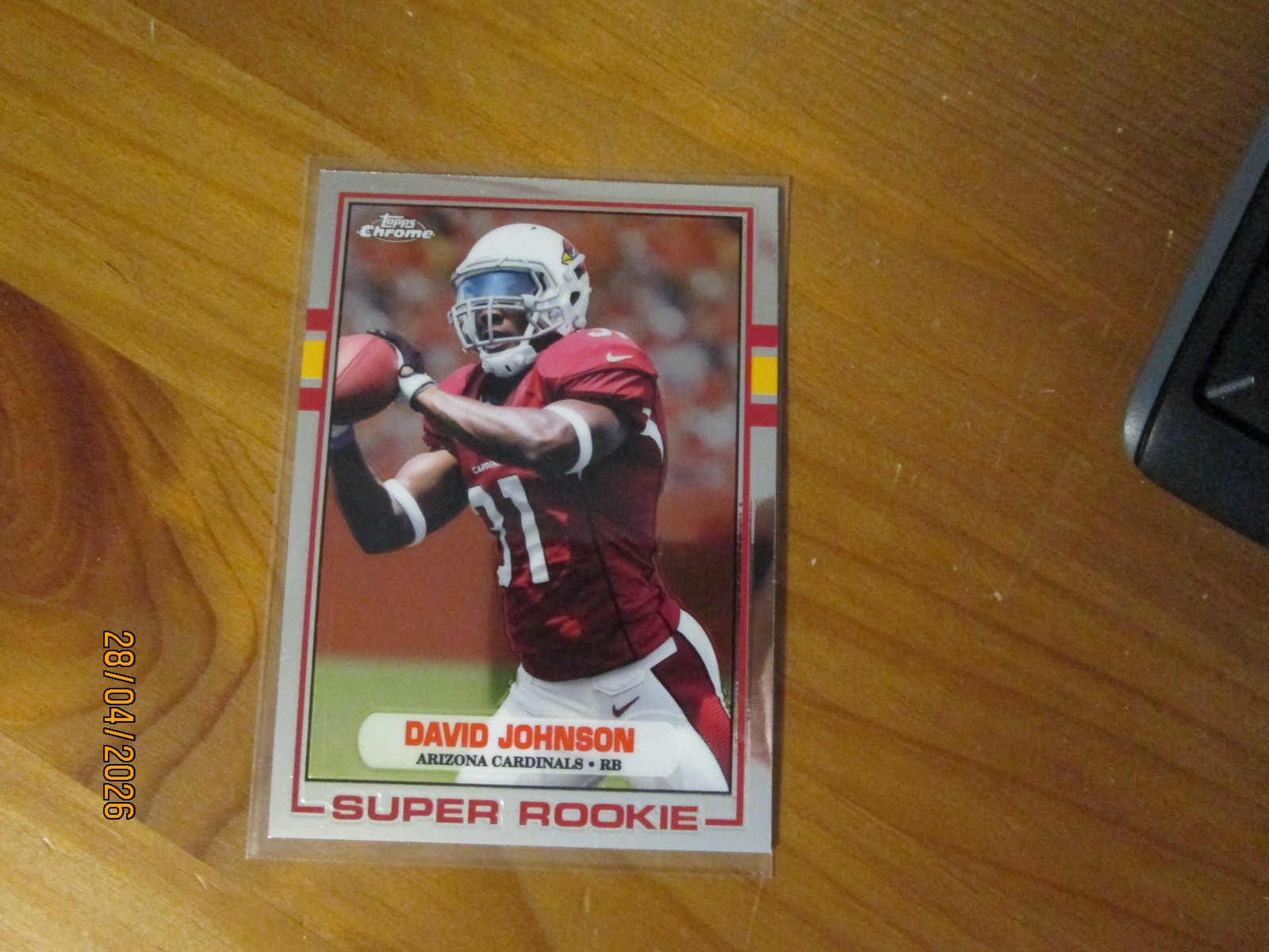 David Johnson Topps Chrome 1989 Super Rookie #89DJO Base