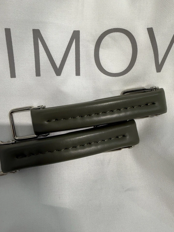 Manijas de cuero verde cactus genuino Rimowa Foto 2 de 3