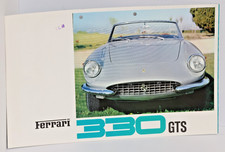 Ferrari 330 Gts Brochure 1466 Ferrari 330 Gts Brochure 1466