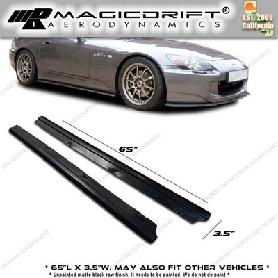 HONDA S2000 AP1 AP2 DF JDM SIDE SKIRT FLAT BOTTOM LINE EXTENSION SPLITTER KIT
