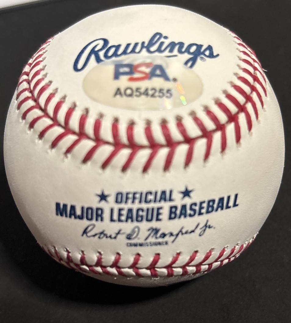 Alex Bregman Signed Autographed ROMLB Baseball Cubs Astros PSA/DNA view 6