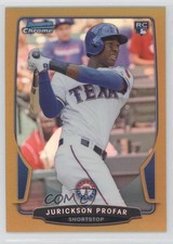 2013 Bowman Draft Chrome Gold Refractor 42/50 Jurickson Profar #26 7h6