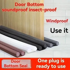 Door Bottom Seal Strip Stopper Under Door Draft Guard Stopper Soundproof StripDo
