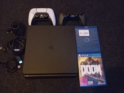 PS4 Slim 1TB GoldHEN 11.52 + 32 Spiele + 2 Controller