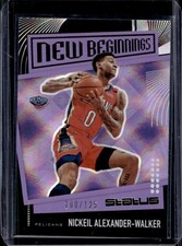 2019-20 Status Nickeil Alexander-Walker New Beginnings White Diamonds RC #/125