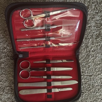 STUDENT ANATOMY DISSECTION KIT IN VINYL CASE