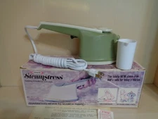 Osrow Steamstress 1973 Vintage SB15 Fabric Steam Iron Original Packaging!