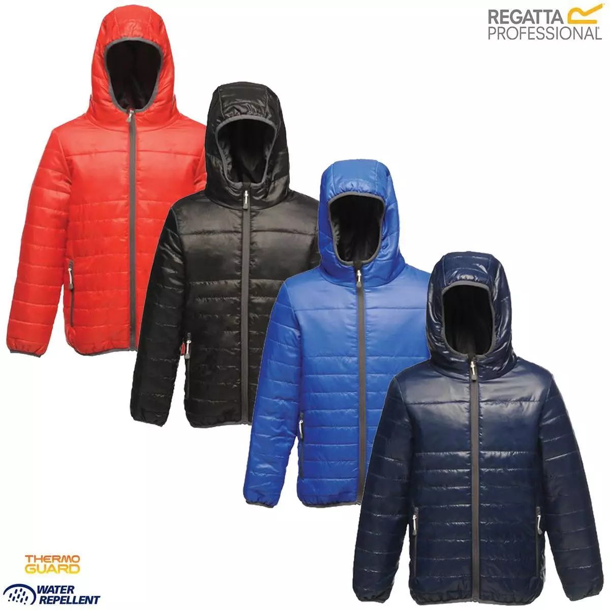 Kids Regatta Boys Girls Stormforce Thermal Jacket Coat TRA454
