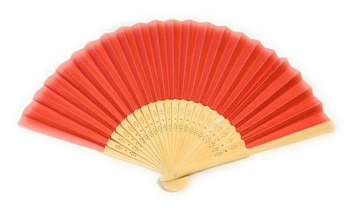 Ventilador plegable de madera de papel liso chino español para decorar artesanías fiesta regalo fanáticos - Imagen 5 de 9