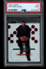 2002-03 Topps Finest Dwyane Wade #182 Rookie XRC PSA 9 Mint RC Sharp Card