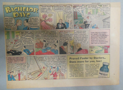 Bromo-Seltzer Ad: Romancing Aunt Hepzibah ! 1930's Size: 7.5 x 10 inches
