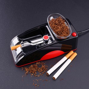 Electric-Automatic-Cigarette-Injector-Rolling-Machine-Tobacco-Maker-Roller-Red