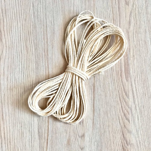 Organic Braided 100% Cotton Wick for Candle Core and Candle Making Arts & Craft - Bild 10 von 25
