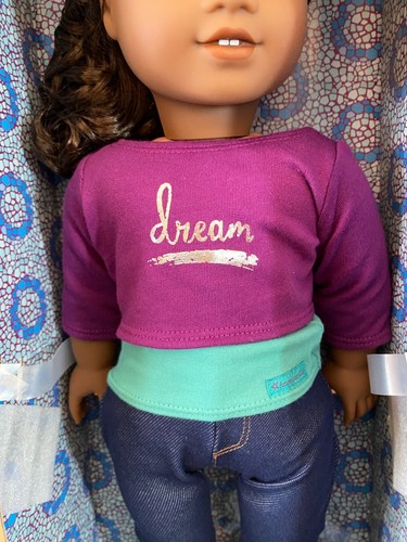 American Girl 18" Doll Gabriela Girl of the Year 2017 Brn Hair & Eyes Dark Skin - Picture 3 of 10