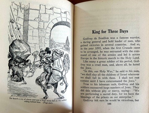 Jewish Fairy Tales And Legends By Aunt Naomi 1925 Edition Illustrated Book - Picture 10 of 10