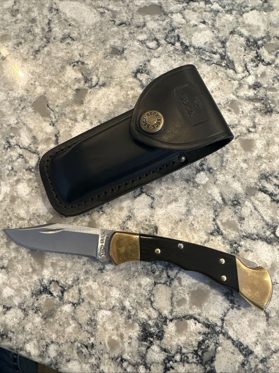 BUCK KNIFE 112 FOLDING RANGER FINGER GROOVE 50th ANNIVERSARY BUCK KNIFE 112 FOLDING RANGER FINGER GROOVE 50th ANNIVERSARY