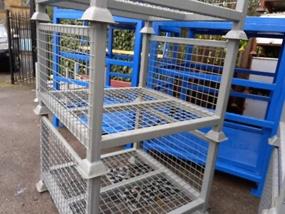 QUICKFIT SCAFFOLD TOWERS Bundle of x6 Steel Mesh base & 2 sides stillage, stackable, HD