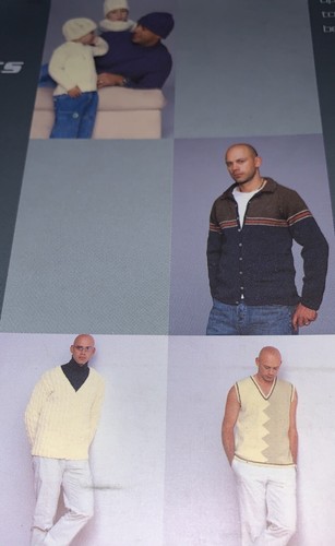 Cleckheaton 10 Handknits for Men + 1 Boy’s Knitting Pattern Book No. 929 NOS Pop - Picture 6 of 7
