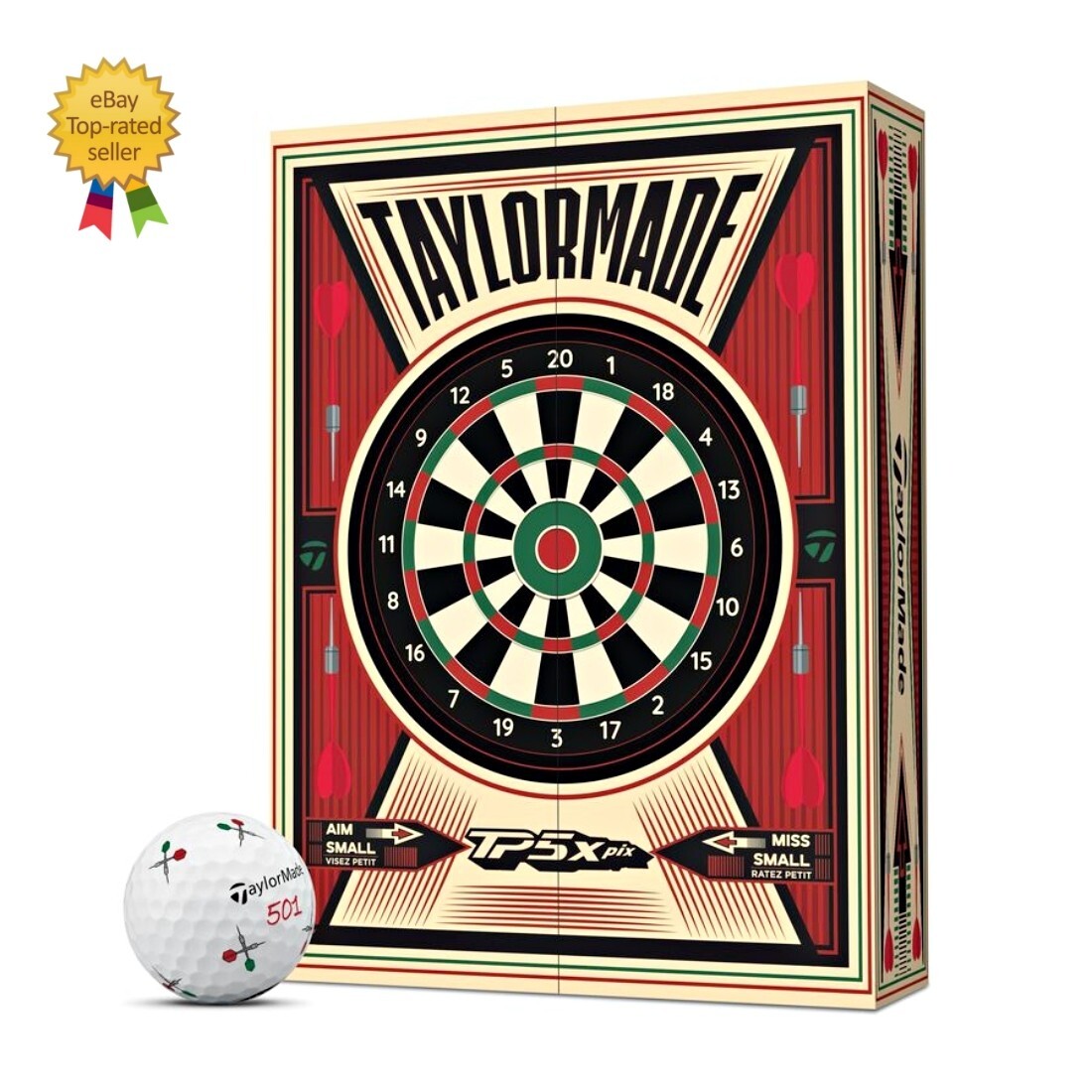 TM TP5x Pix Darts Golf Ball 1 Dozen - Limited Edition 🔸Tracking
