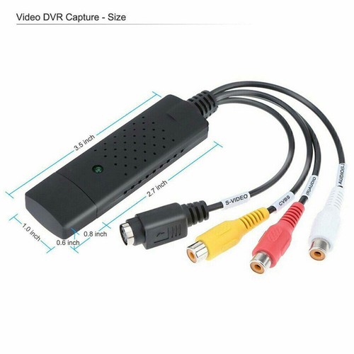 USB Audio Video Grabber Digitalisierung Videoschnitt Konverter Adapter - Bild 3 von 8