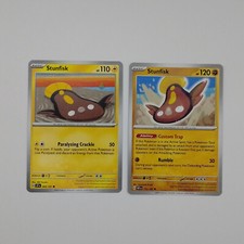 Stunfisk 112/197 064/191 Pokémon TCG Obsidian Flames Excellent Condition Card